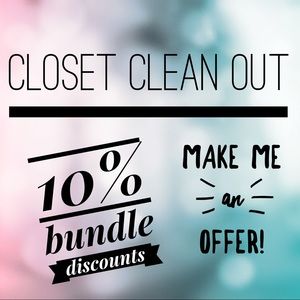 CLOSET CLEANOUT! Make an offer